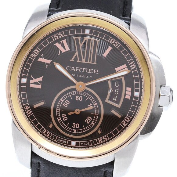 CARTIER Calibur de Cartier W7100051 Brown Dial Automatic Men's Watch_870229 - Picture 1 of 6